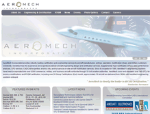 Tablet Screenshot of aeromechinc.com